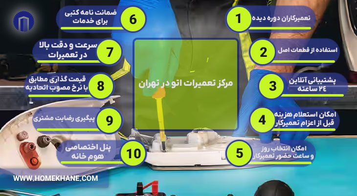 مرکز تعمیرات اتو در تهران