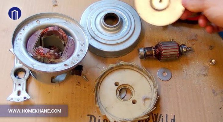تعمیر و تعویض موتور جاروبرقی