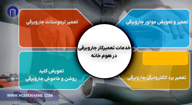 خدمات تعمیرکار جاروبرقی در هوم خانه