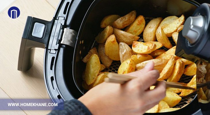 نحوه کار سرخ کن بدون روغن