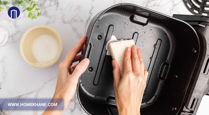 نکته برای تمیز کردن سرخ کن