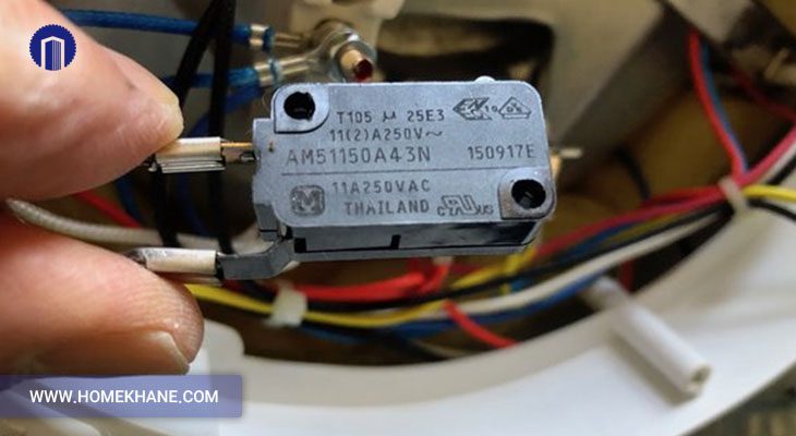 تعویض میکروسوئیچ درب پلوپز یونیک