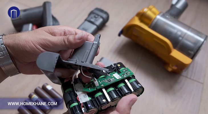 2. تعمیر و تعویض باتری جاروشارژی دایسون