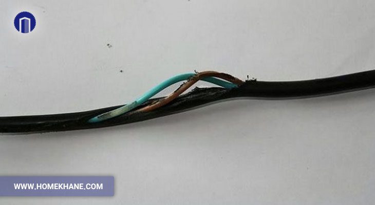 خراب شدن سیم های تیره و روشن